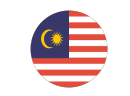 Malaysia flag icon for international travel connectivity